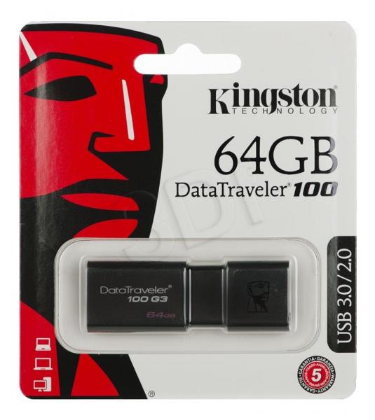 Kingston Flashdrive DataTraveler 100 G3 64GB USB 3.0