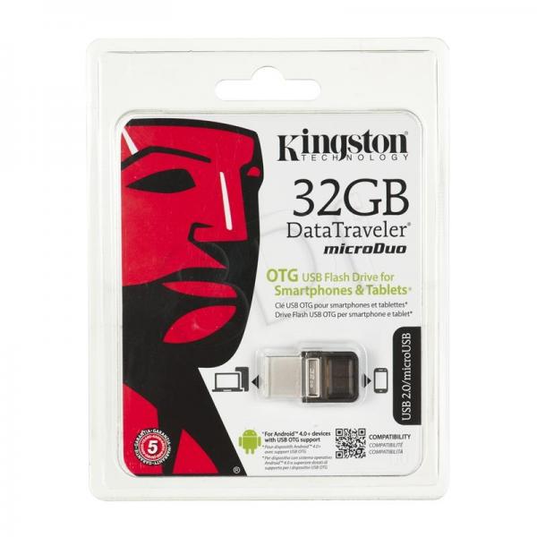 Kingston Flashdrive DataTraveler microDuo 32GB USB 2.0