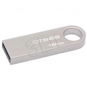 Kingston Flashdrive DataTraveler SE9 16GB USB 2.0 Srebrny